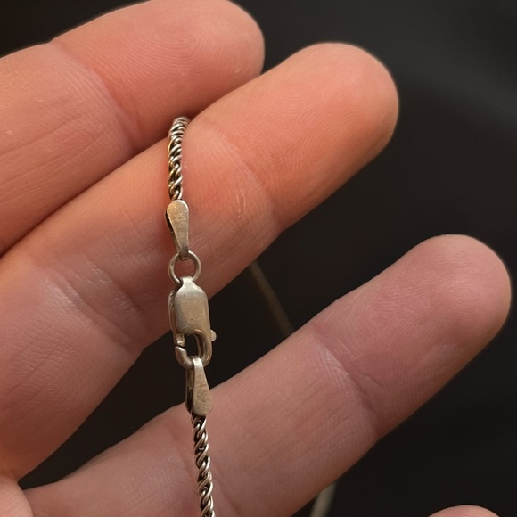 Artisan, Sterling Silver Necklace and Earring set - Picture 6 of 7